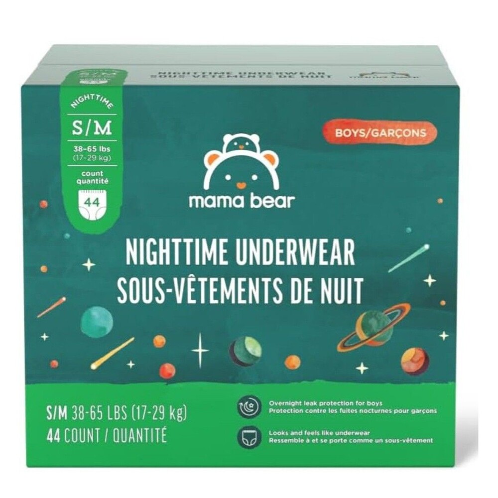 Training Underwear 38 to 65 pounds Mama Bear Nighttime bedwetting 29 pieces